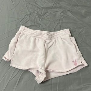 pink playboy shorts